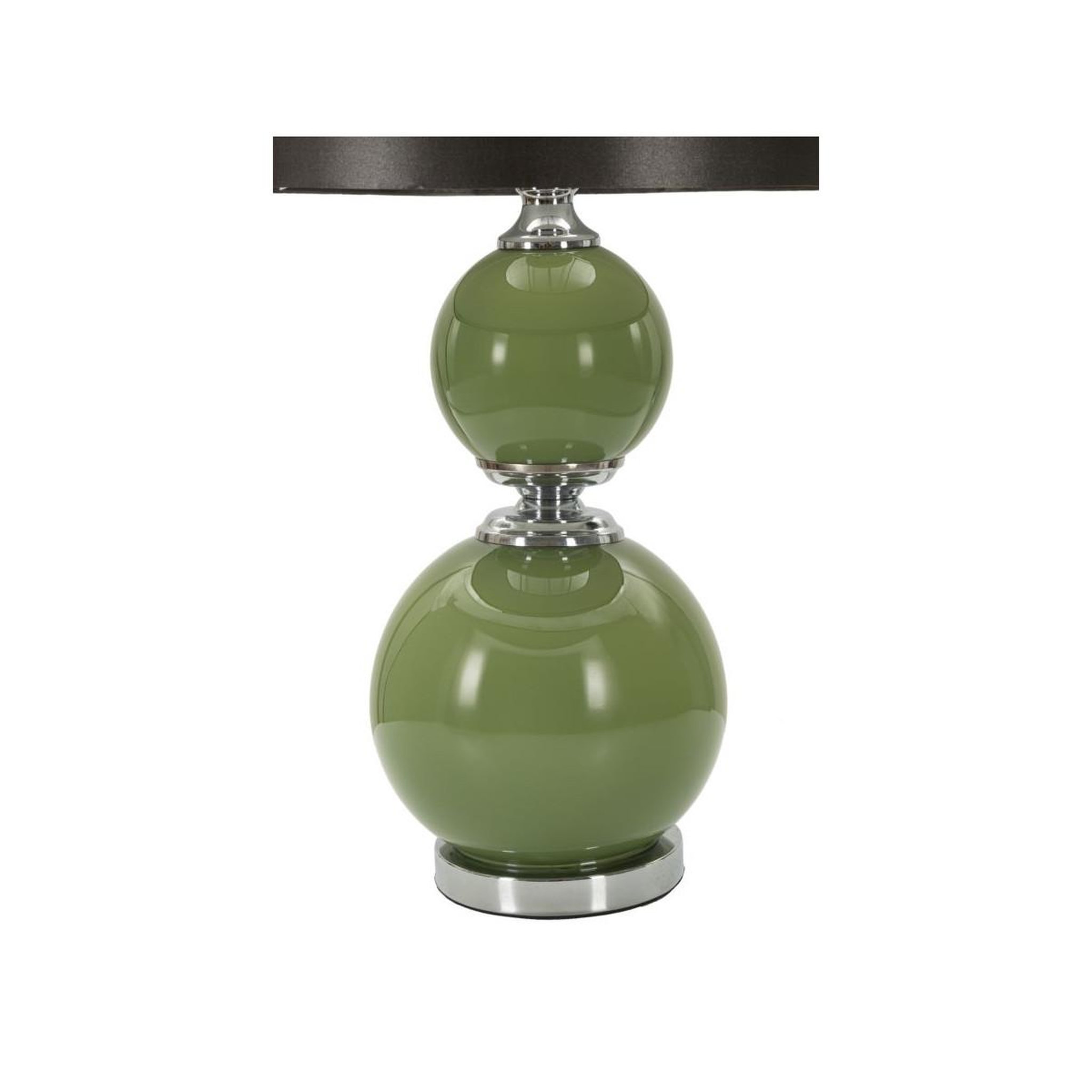 Voir la diapositive 2 : Paris Prix Lampe à poser en verre  eva two  65cm vert & noir