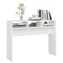 Voir la diapositive 4 : VIDAXL Table console blanc 105x30x80 cm bois d'ingenierie