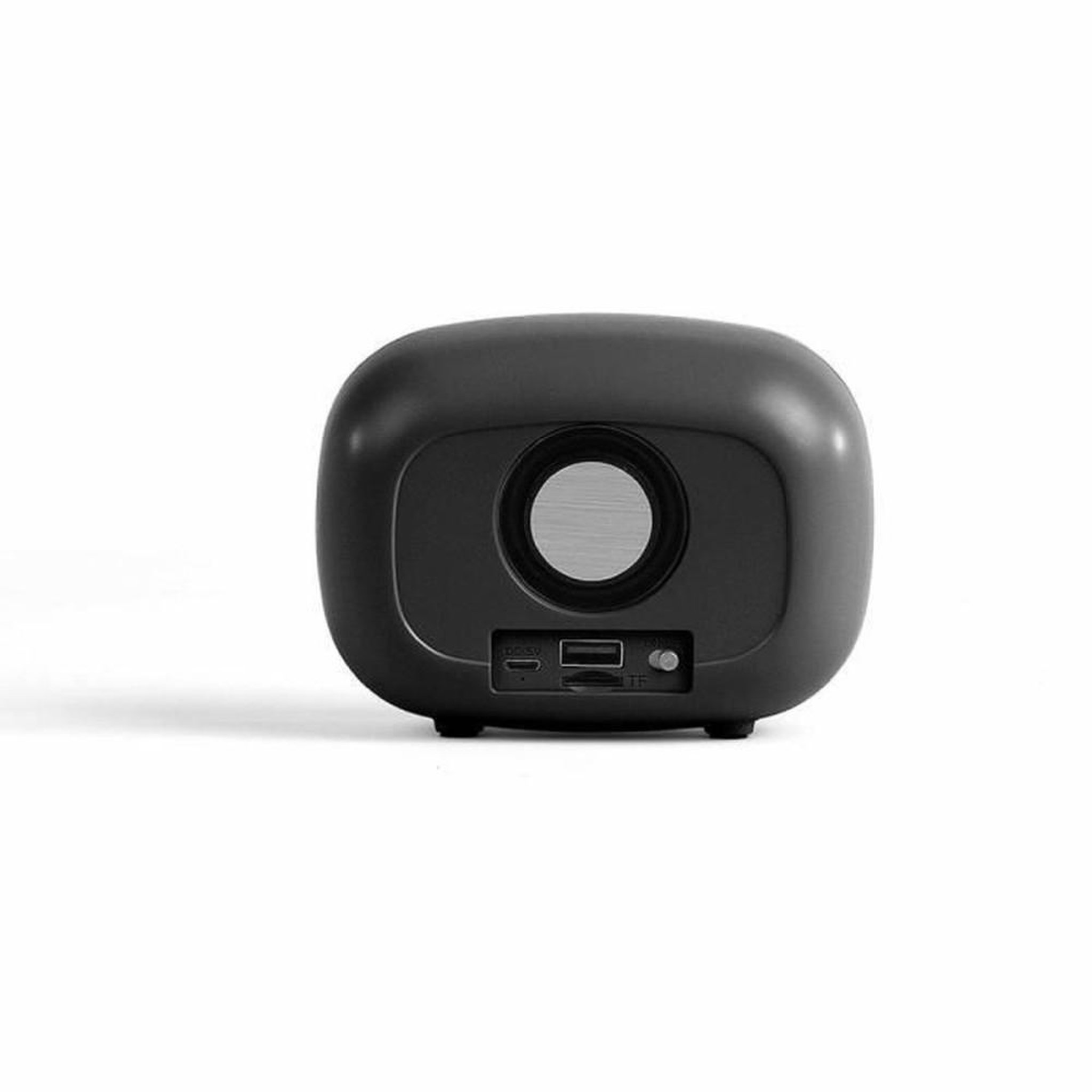 Voir la diapositive 2 : LIVOO Haut parleur Bluetooth portable radio FM 3W TES202N noir, batterie 500 mAh, micro mains libres, slot TF et USB
