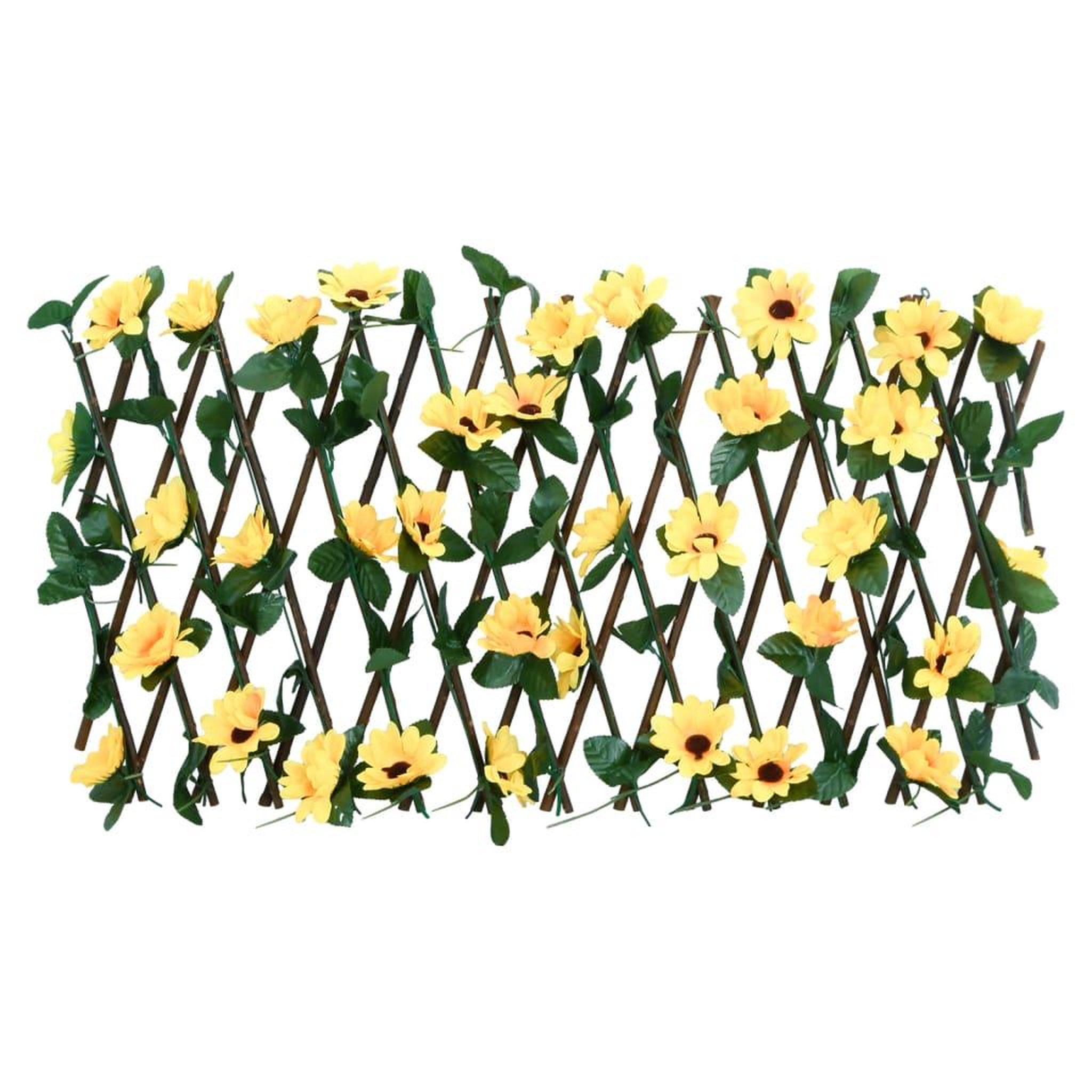 Voir la diapositive 2 : VIDAXL vidaXL Treillis de lierre artificiel extensible jaune 180x20 cm