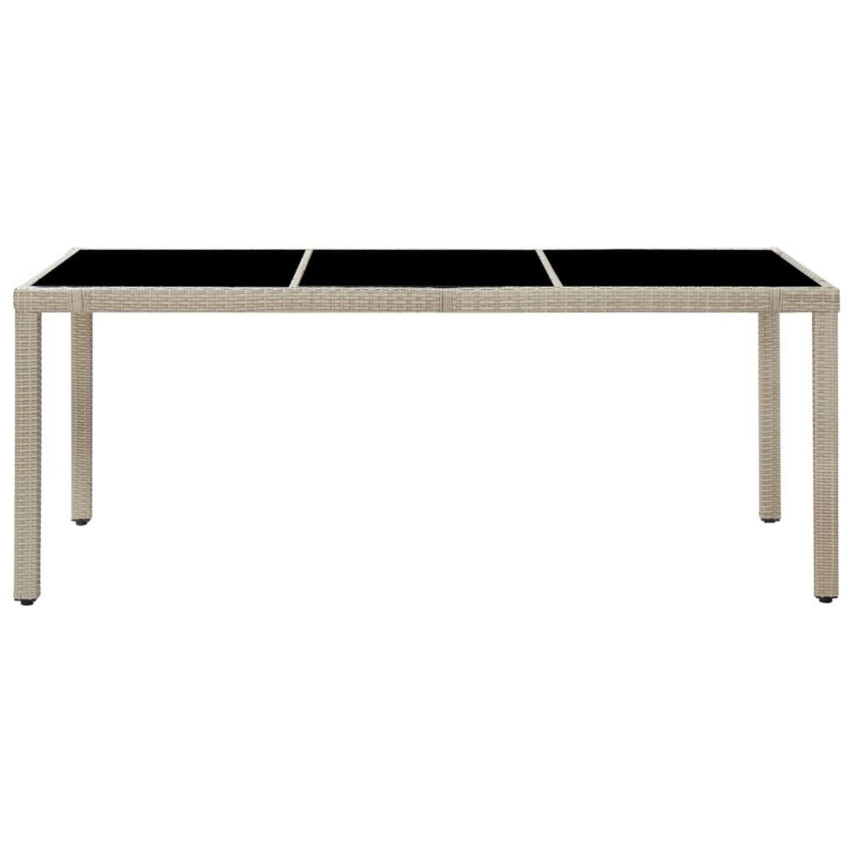 VIDAXL Ensemble a manger d'exterieur et coussins 9 pcs resine tressee