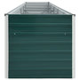 Voir la diapositive 4 : VIDAXL Lit sureleve de jardin Acier galvanise 400x80x77 cm Vert