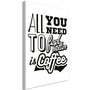 Voir la diapositive 1 : Paris Prix Tableau  All You Need To Feel Better is Coffee