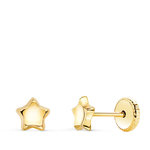 L'ATELIER D'AZUR Boucles d'Oreilles Or 18 Carats 750/000 Jaune Etoile