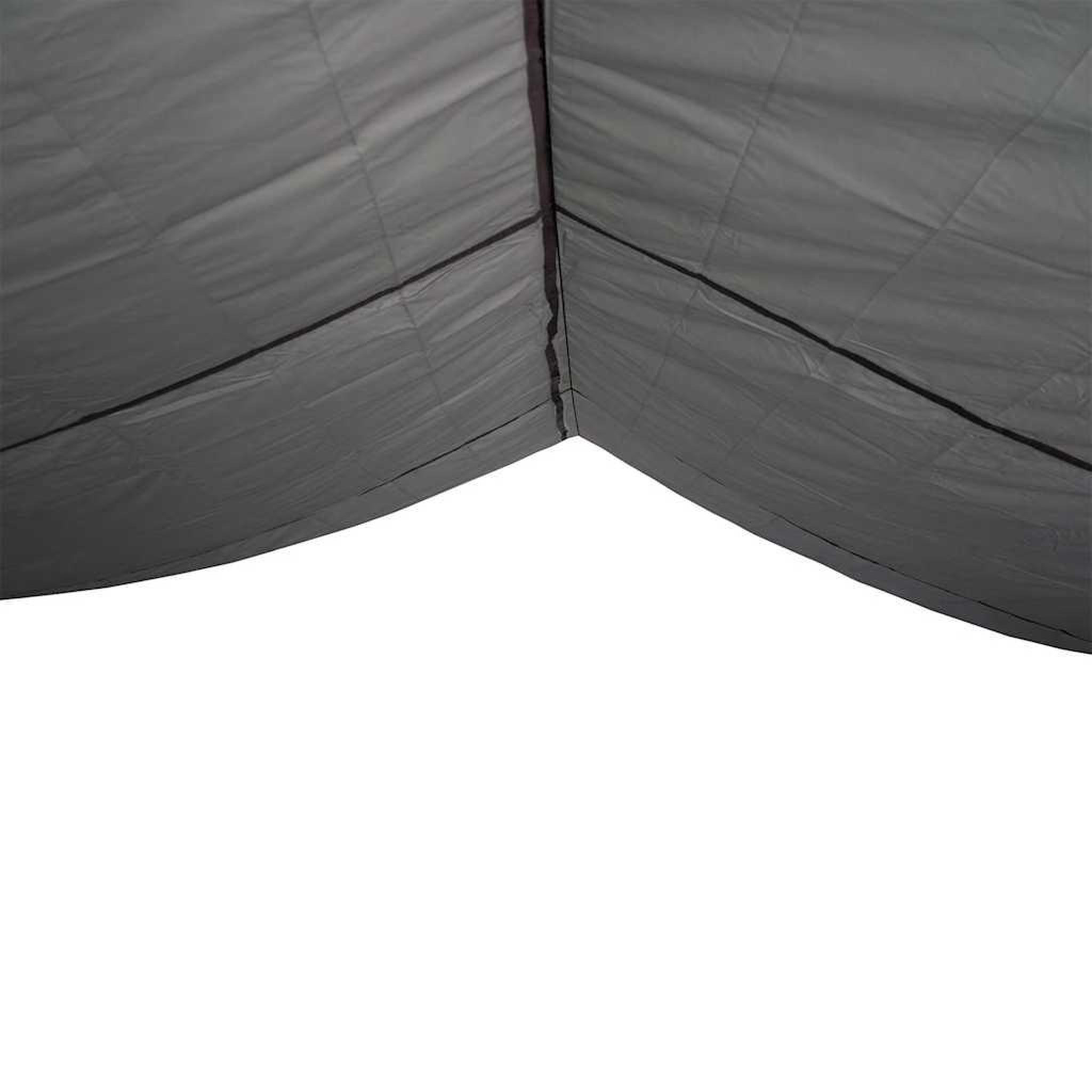 Voir la diapositive 5 : VIDAXL Bache de camping gris et orange 420x440 cm impermeable