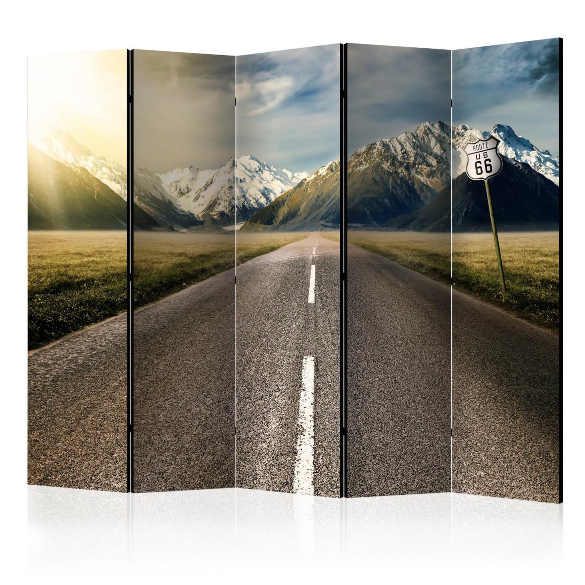 Paris Prix Paravent 5 volets  the long road  172x225cm