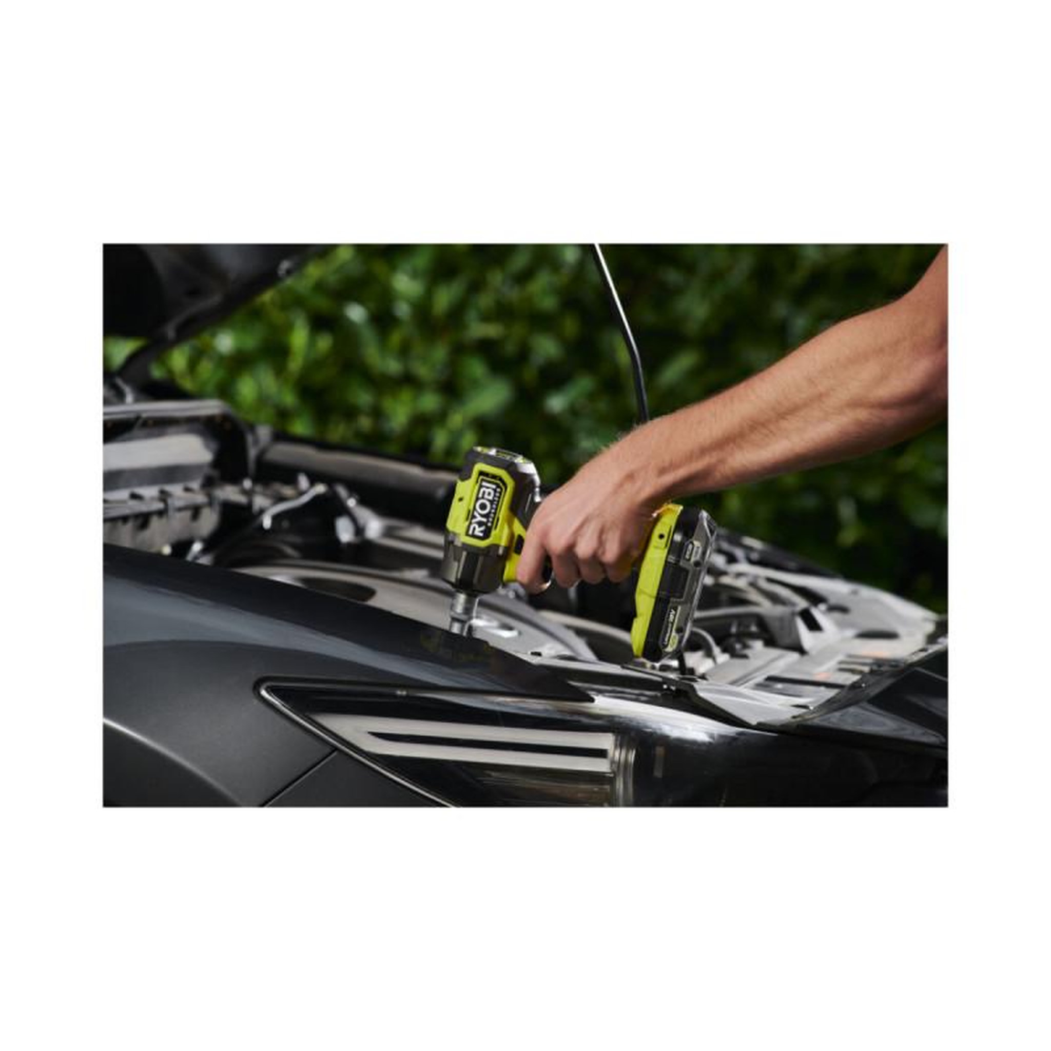 Voir la diapositive 2 : Ryobi Boulonneuse à chocs Brushless 18V RYOBI - 450 Nm - carré 1/2 - Sans batterie ni chargeur - RIW18CBL