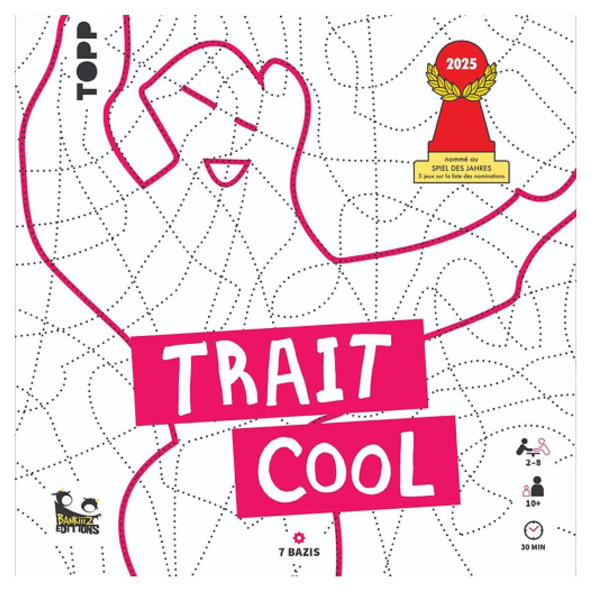 Blackrock Editions TRAIT COOL 30 min Jeu de cartes