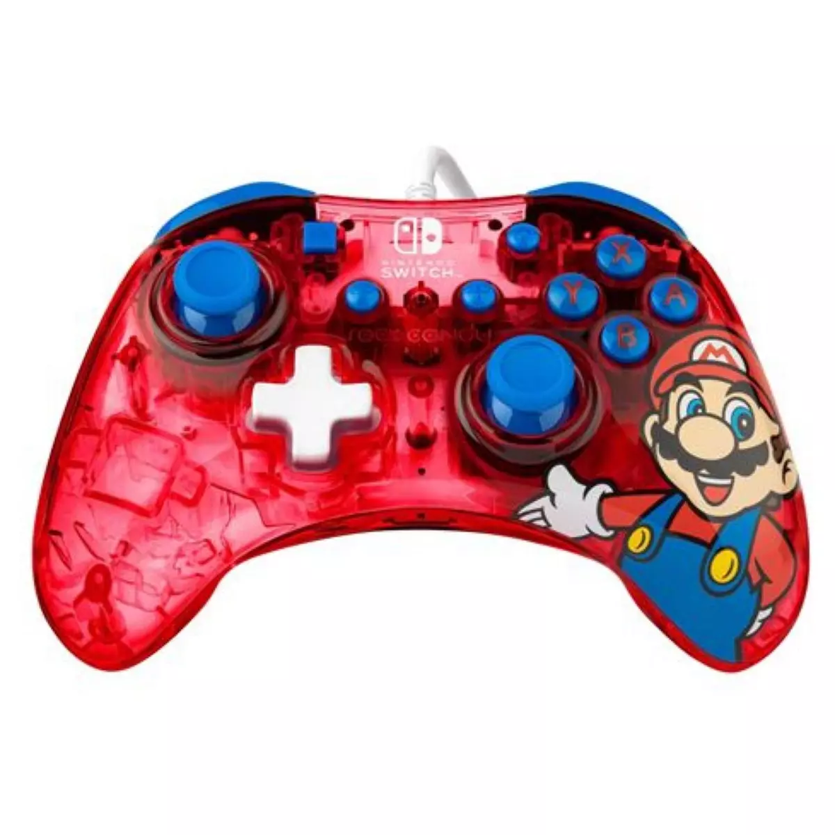 PDP Manette Filaire Rock Candy Mario