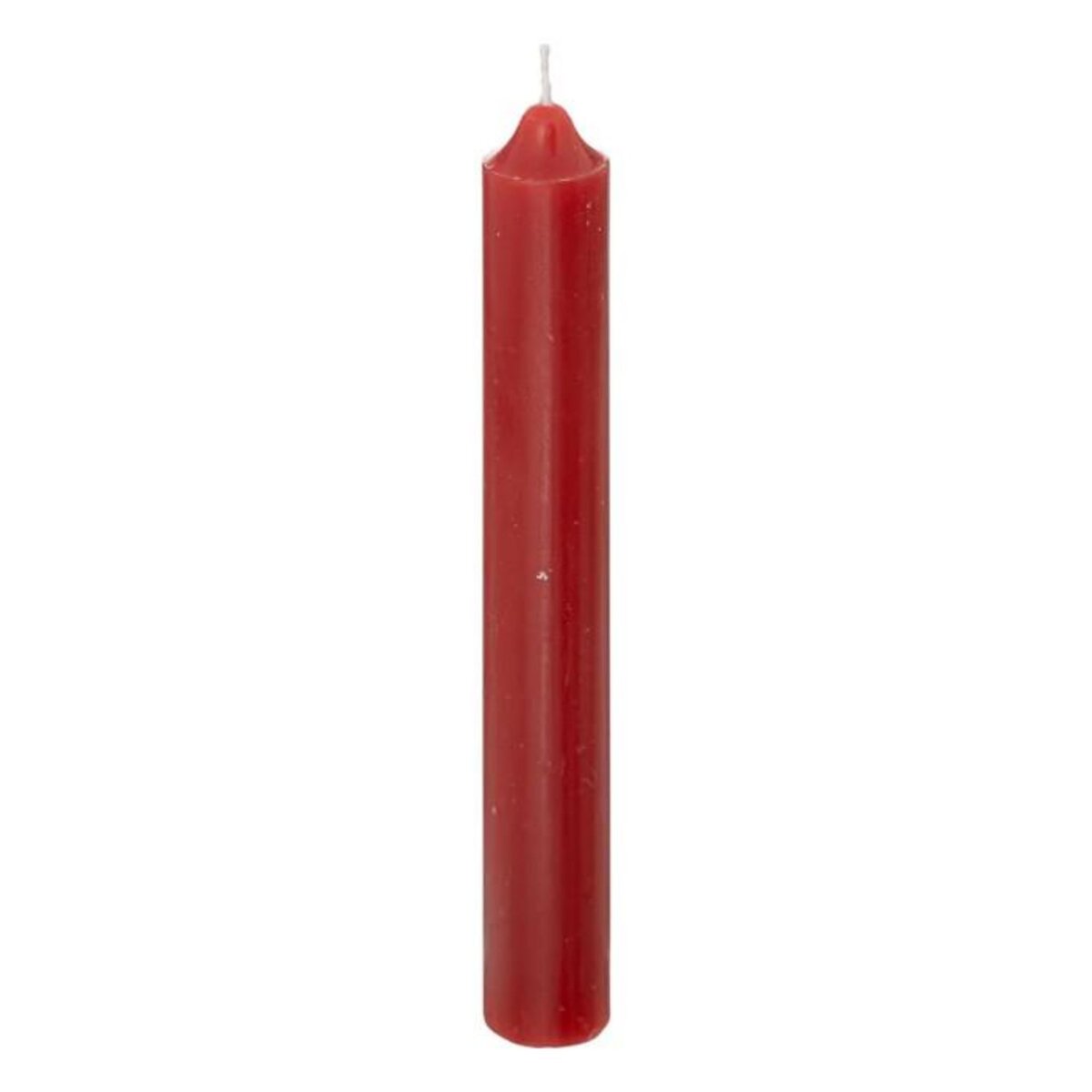 COMPTOIR DE LA BOUGIE Lot de 10 Bougies Bâton  Hugo  16cm Rouge