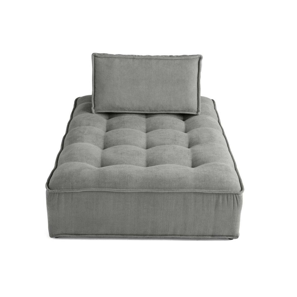 LISA DESIGN Marisol - module d'assise méridienne - velours texturé