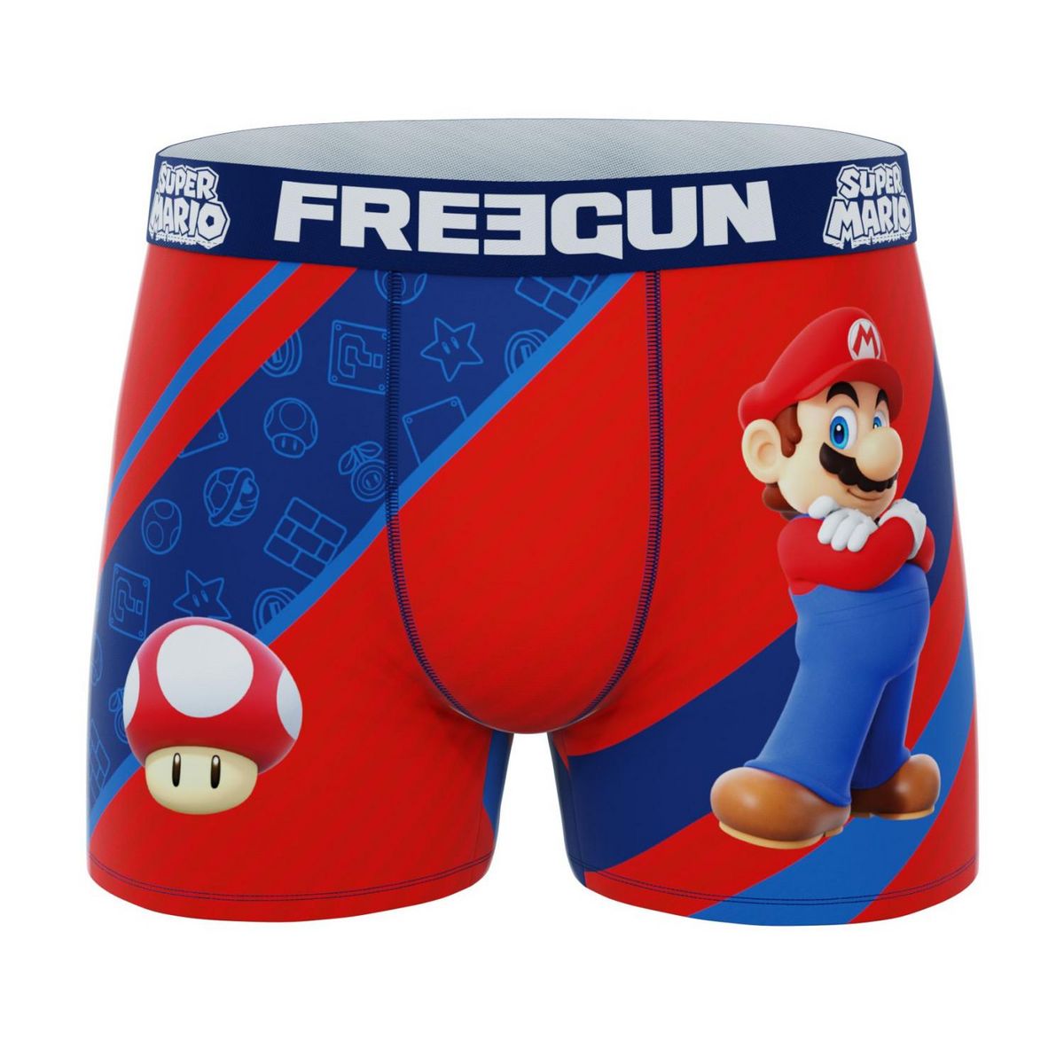 FREEGUN Lot de 3 boxers enfant Super Mario Bros