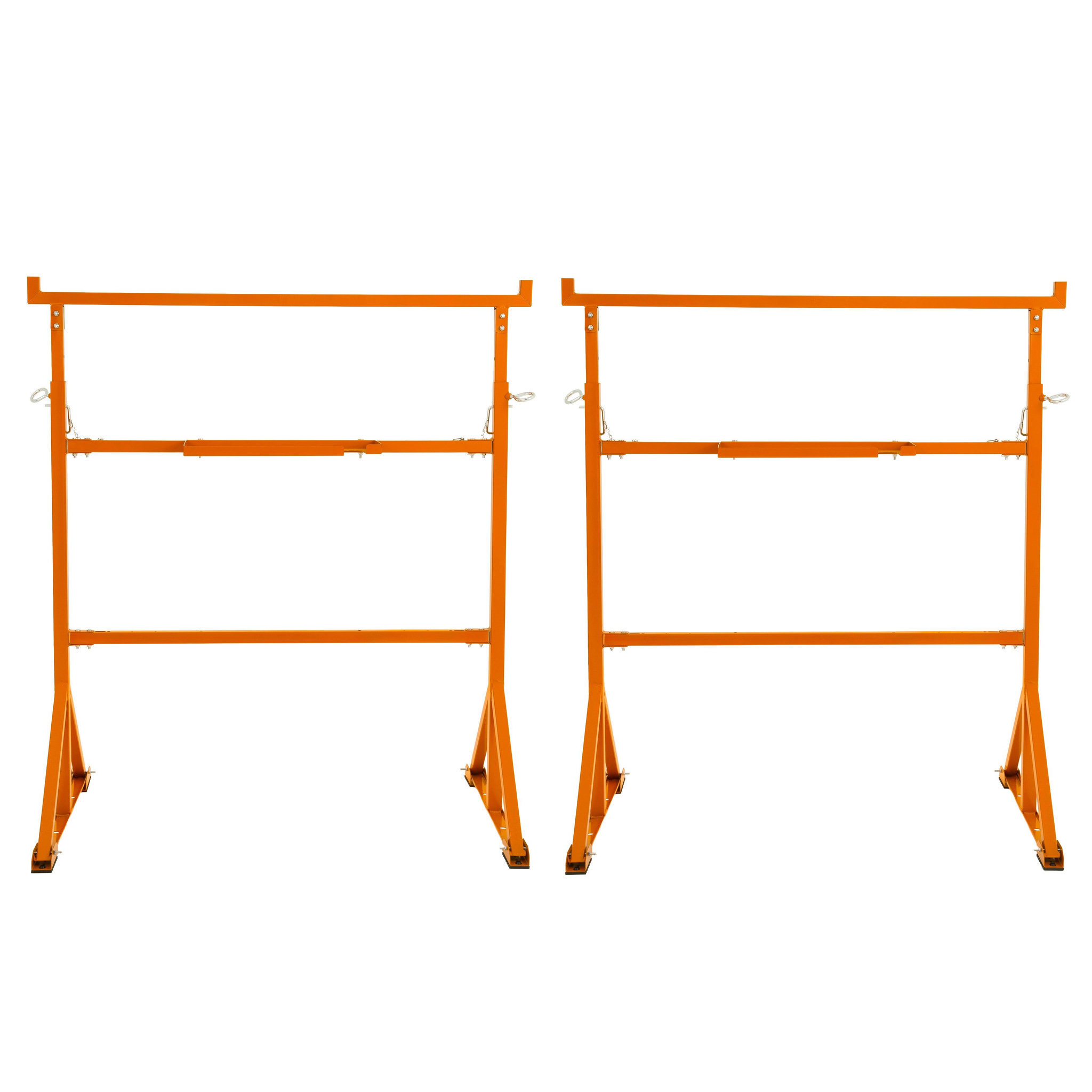 MONSTERSHOP Lot de 2 tréteaux de maçon - hauteur réglable