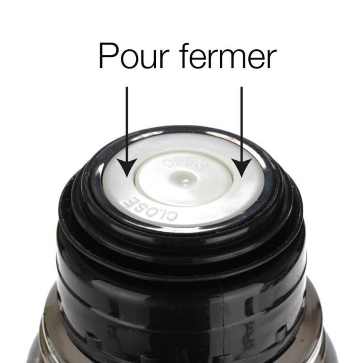 FIVE Mug Isolant  Inox & Silicone  0,35L Noir