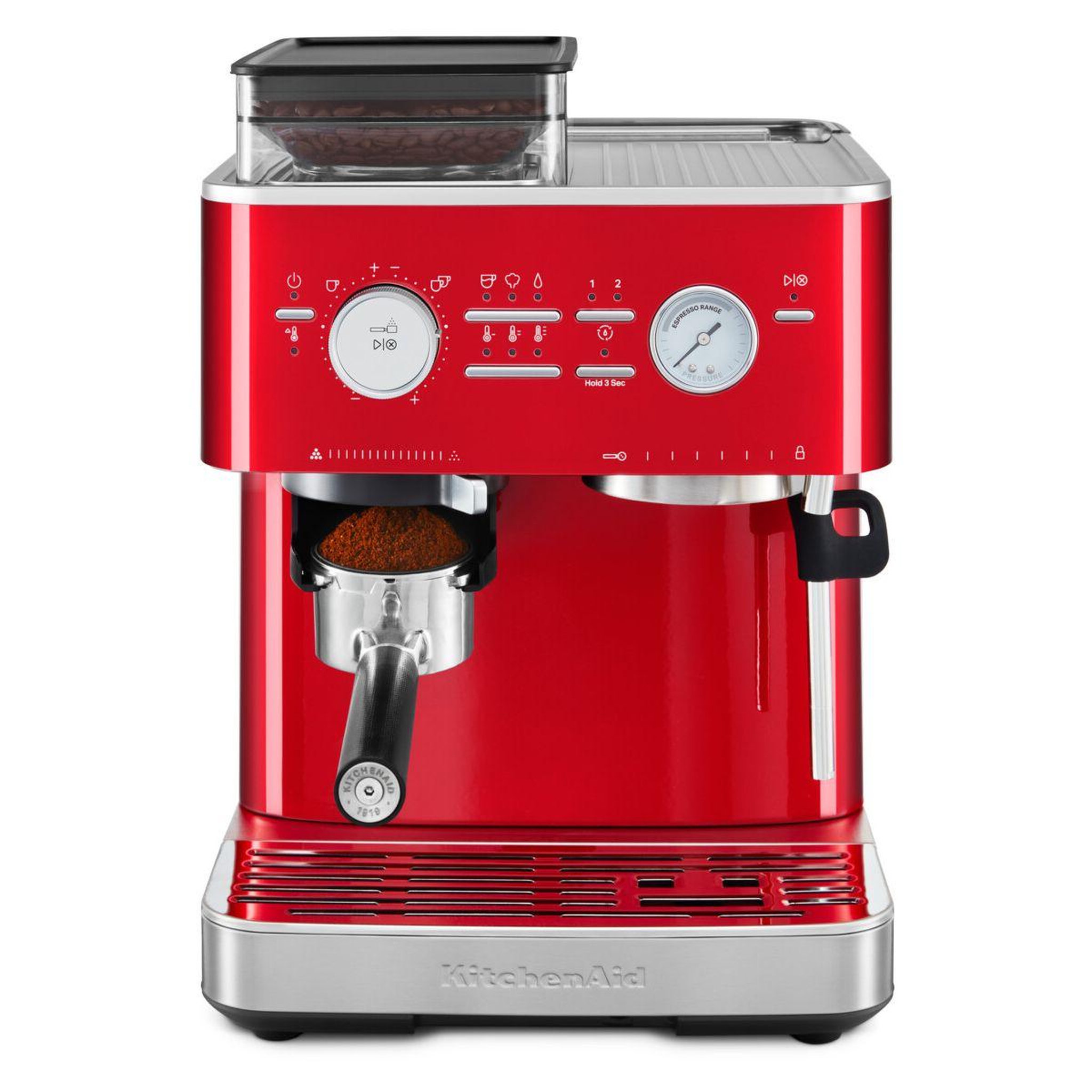 Voir la diapositive 4 : KitchenAid Machine à expresso 5KES6551ECA