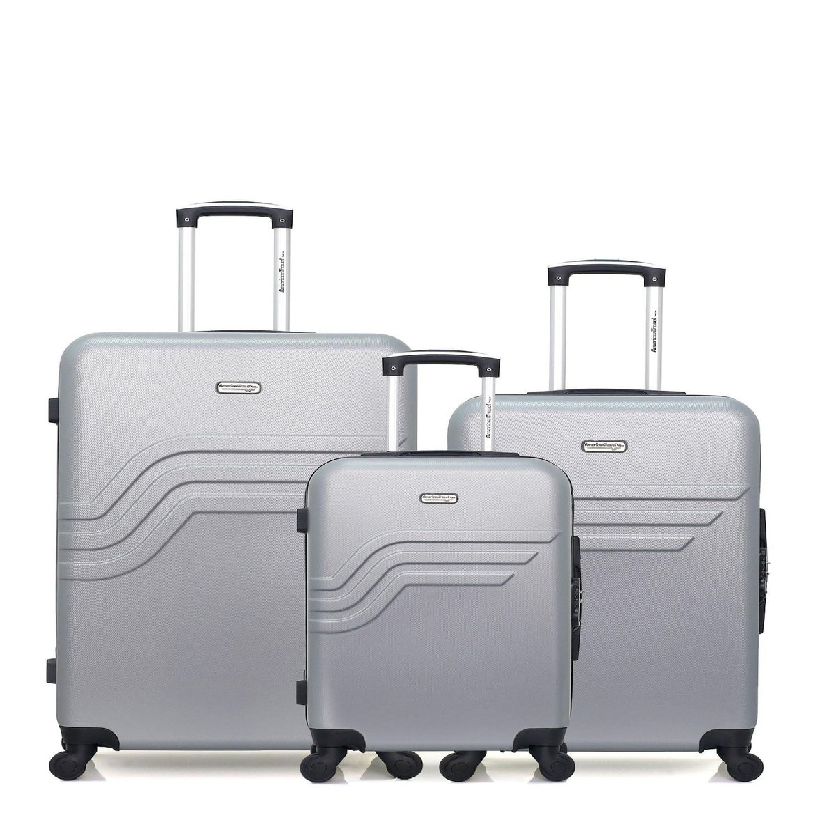 AMERICAN TRAVEL AMERICAN TRAVEL - LOT DE 3 - Valises grand format, weekend et cabine QUEENS