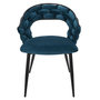 Voir la diapositive 3 : The Home Deco Factory Lot de 2 chaises assise tressée LUND