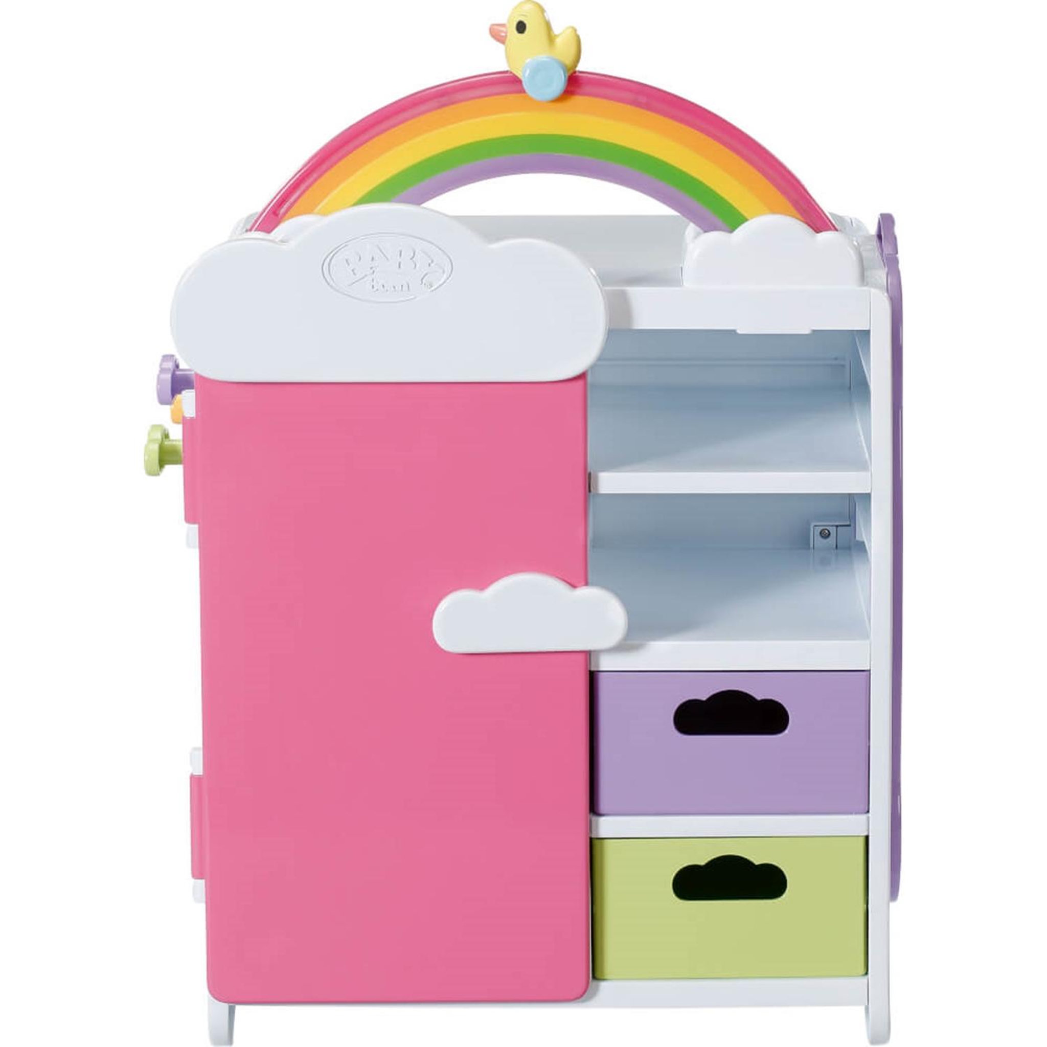 Voir la diapositive 2 : Zapf Creation Baby born Armoire arc-en-ciel pour poupées