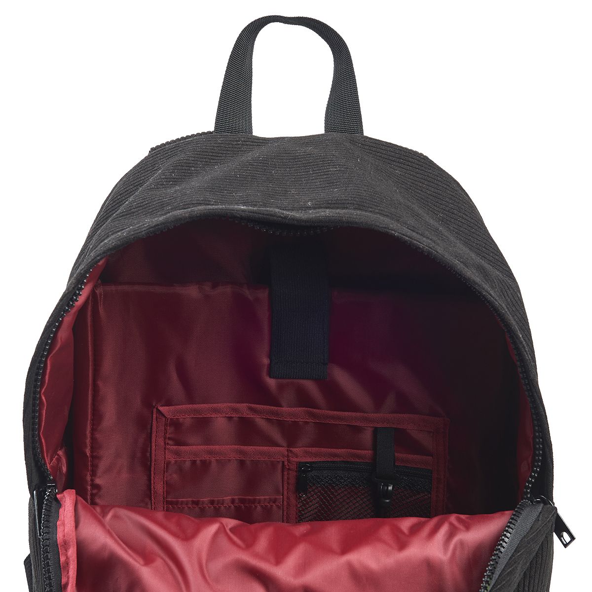 YOUNG'S ATTITUDE Sac à dos noir avec compartiment pour ordinateur effet velours 