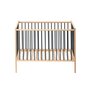 Voir la diapositive 2 : COMBELLE Lit pour Enfant REMI 70x140 cm Hybride en Anthracite - Mobilier de Puériculture Artisanale