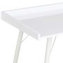 Voir la diapositive 4 : VIDAXL Bureau Blanc 90x50x79 cm