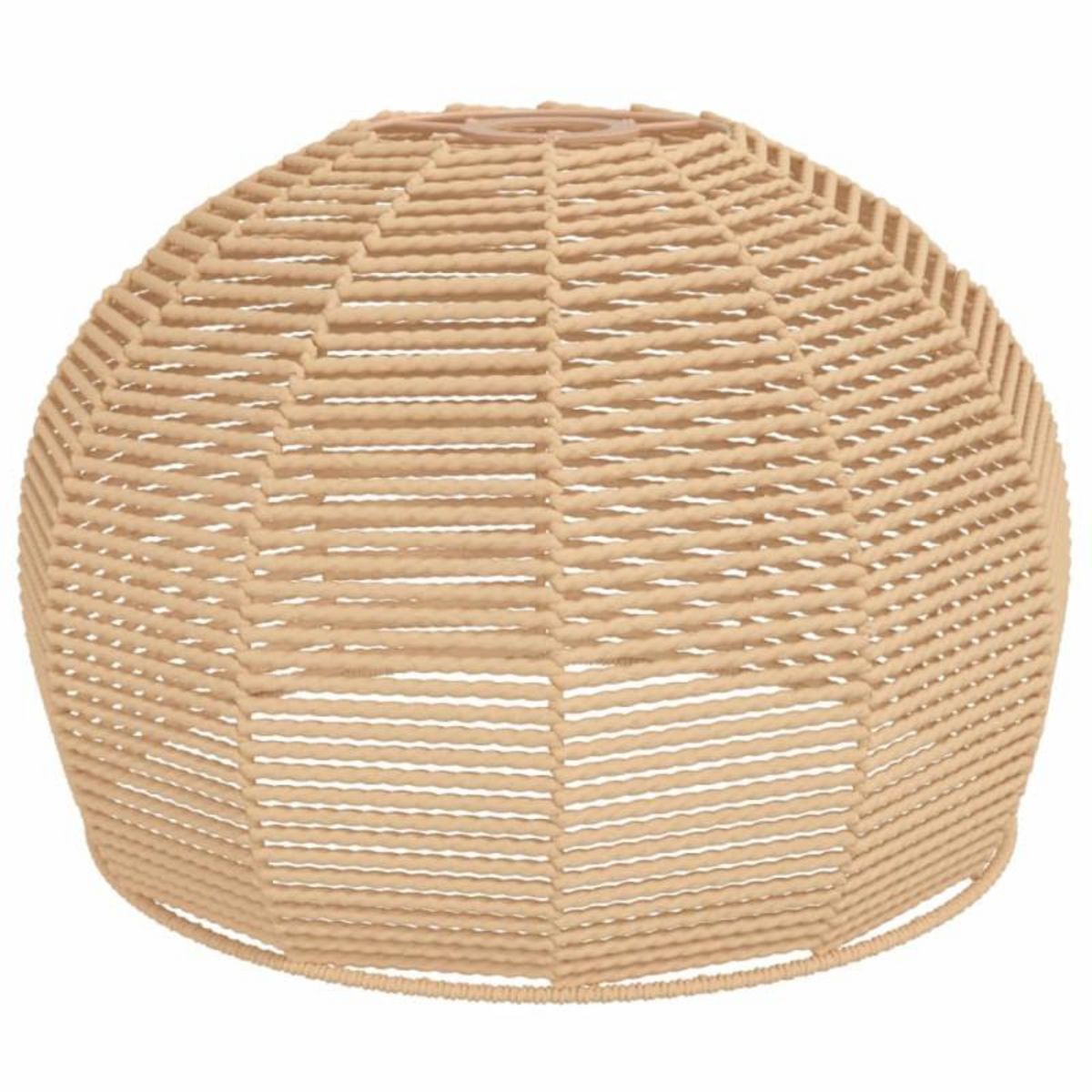 VIDAXL Abat jour de plafonnier Ø36x26 cm fer et papier