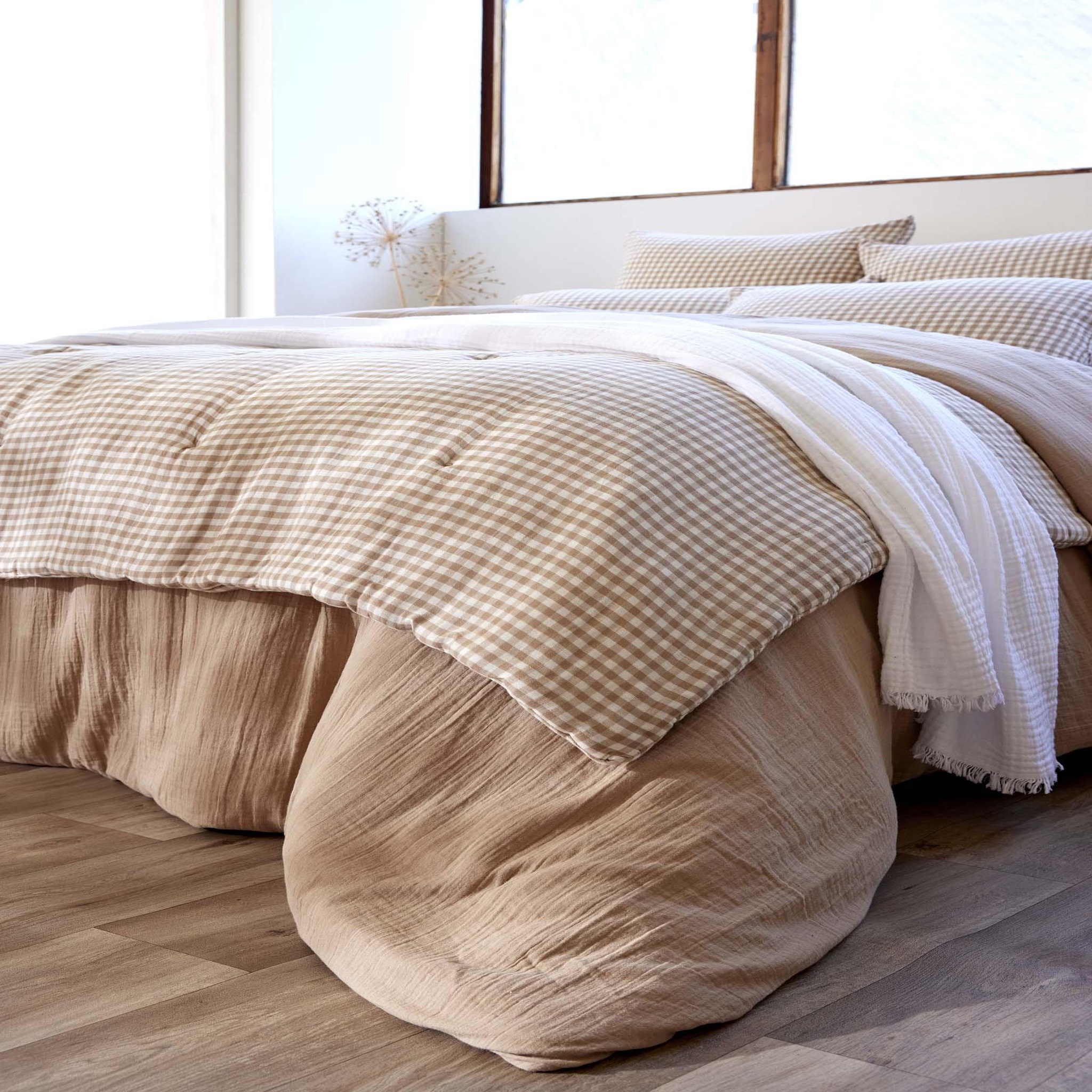 Voir la diapositive 4 : Eden Bout de lit 90 x 200 cm en gaze de coton vicky