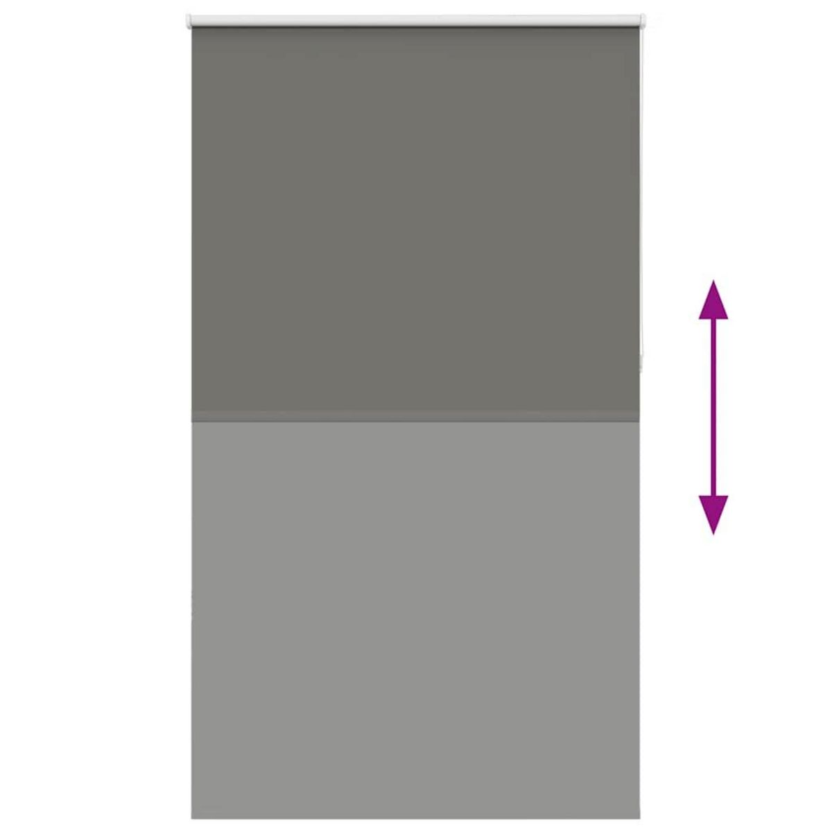 VIDAXL Store enrouleur occultant largeur du tissu 131,6 cm polyester