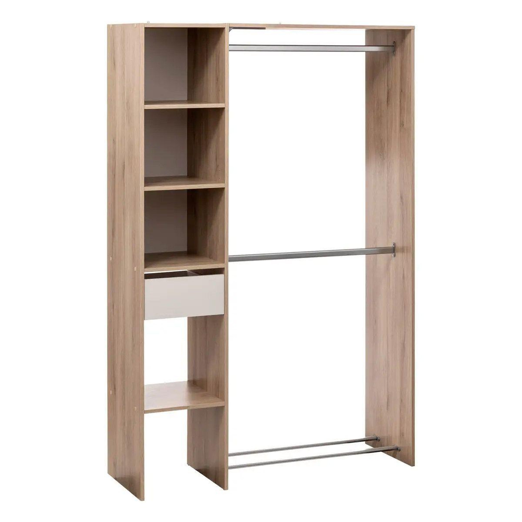FIVE Dressing 2 penderies  dika  118cm naturel