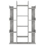 Voir la diapositive 5 : VIDAXL Bibliotheque Gris beton 86x25,5x140 cm Bois d'ingenierie