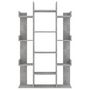 Voir la diapositive 5 : VIDAXL Bibliotheque Gris beton 86x25,5x140 cm Bois d'ingenierie