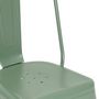 Voir la diapositive 3 : ATMOSPHERA Lot de 4 Chaises en Métal  Niko  85cm Vert Olive