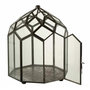 Voir la diapositive 2 : Paris Prix Terrarium en Verre Vintage  Brisla  30cm Noir