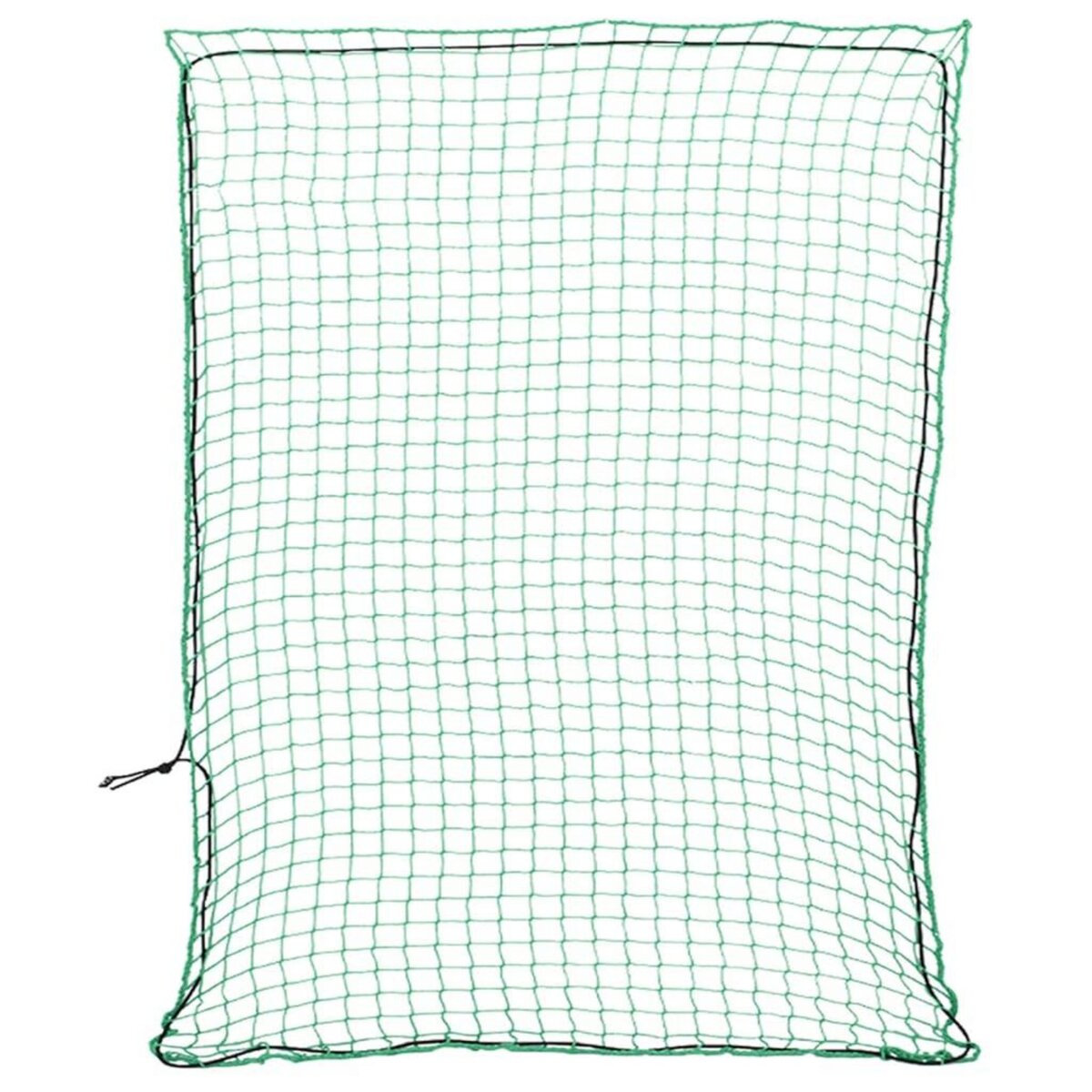 VIDAXL Filet pour remorque avec corde elastique vert 3x2,5 m PP