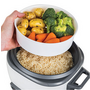 Voir la diapositive 3 : Russell Hobbs Cuiseur à riz 500w avec panier vapeur - 27040-56