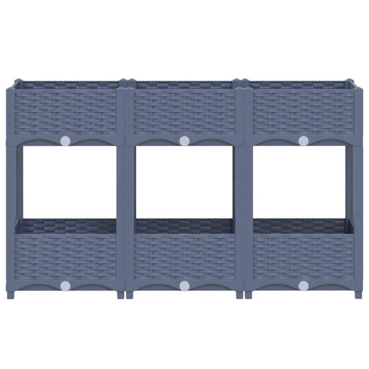 VIDAXL Lit sureleve 120x40x71 cm Polypropylene