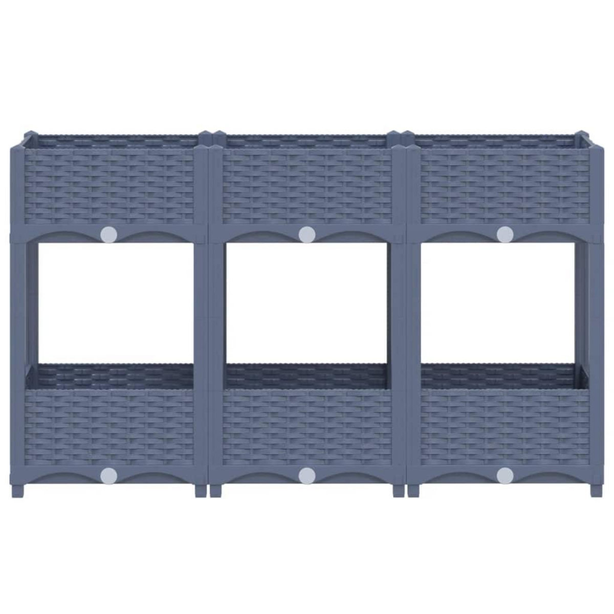 VIDAXL Lit sureleve 120x40x71 cm Polypropylene