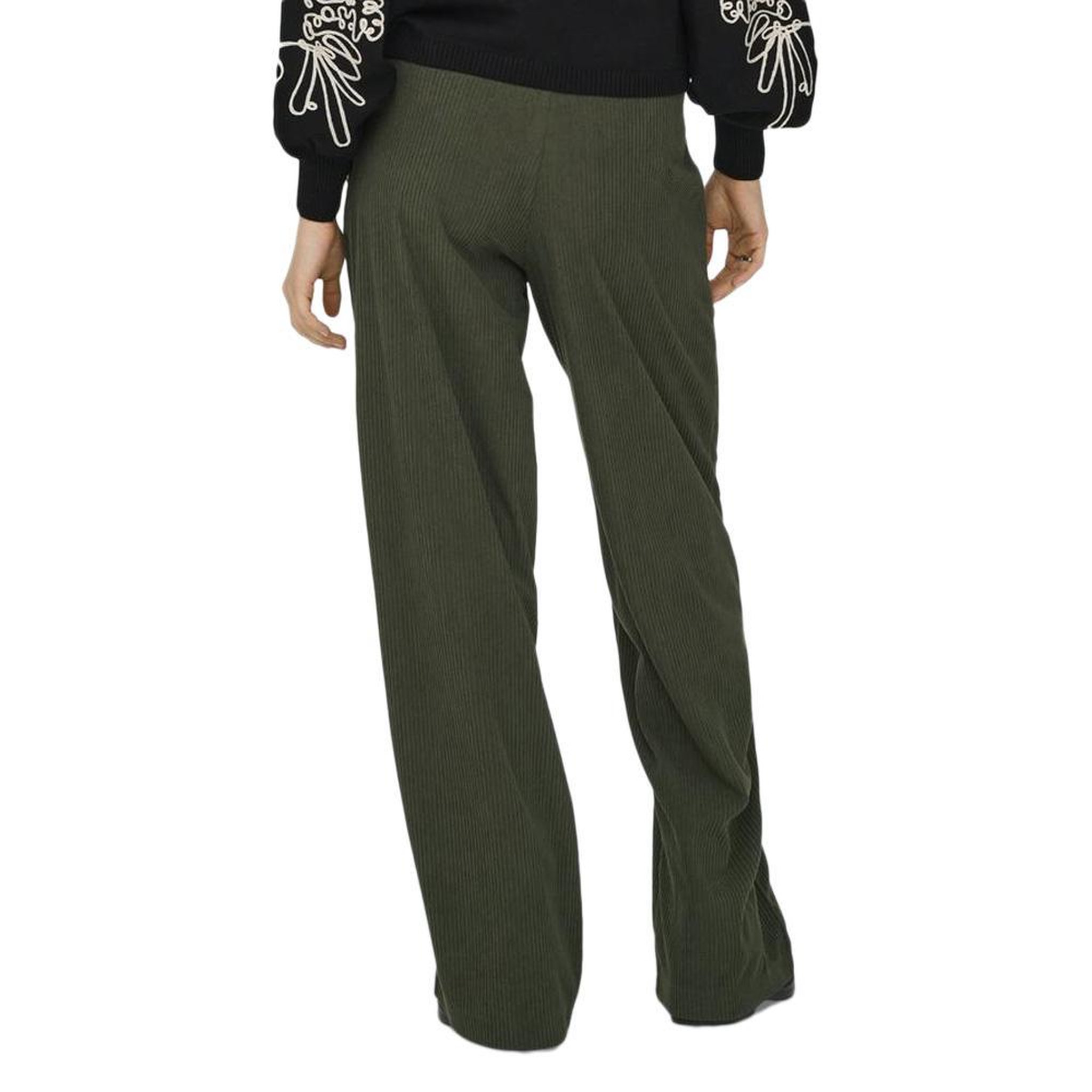 Voir la diapositive 2 : JACQUELINE DE YONG Pantalon Kaki Femme JDY Geggo