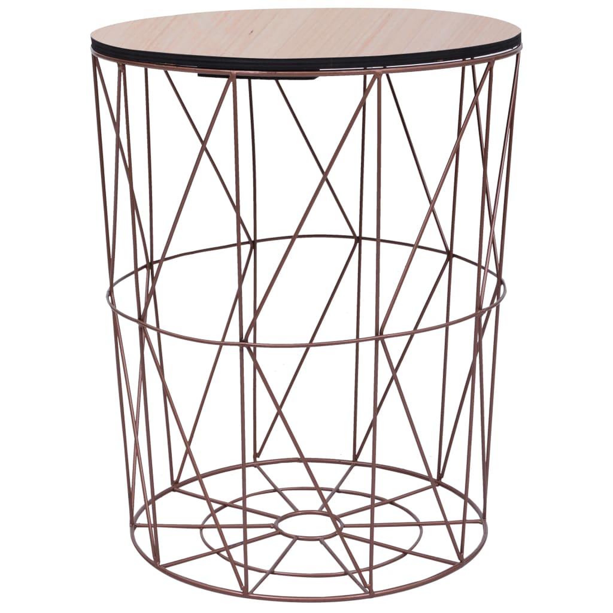 Voir la diapositive 1 : VIDAXL Table basse Cuivre Ø 47 cm