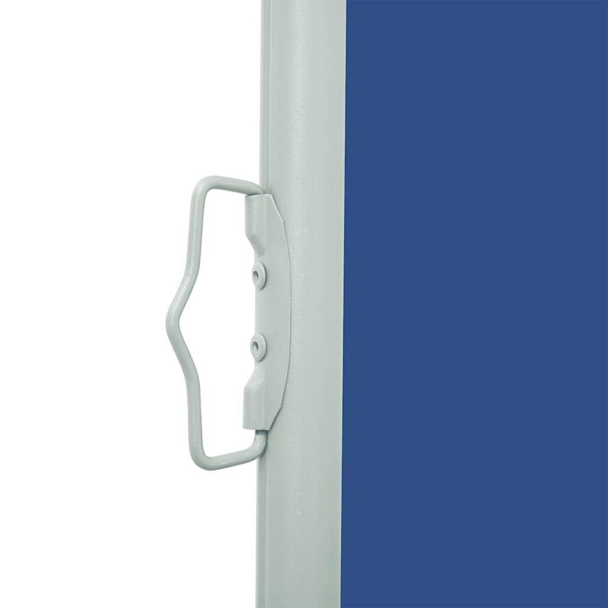 VIDAXL Auvent lateral retractable de patio 120x500 cm Bleu