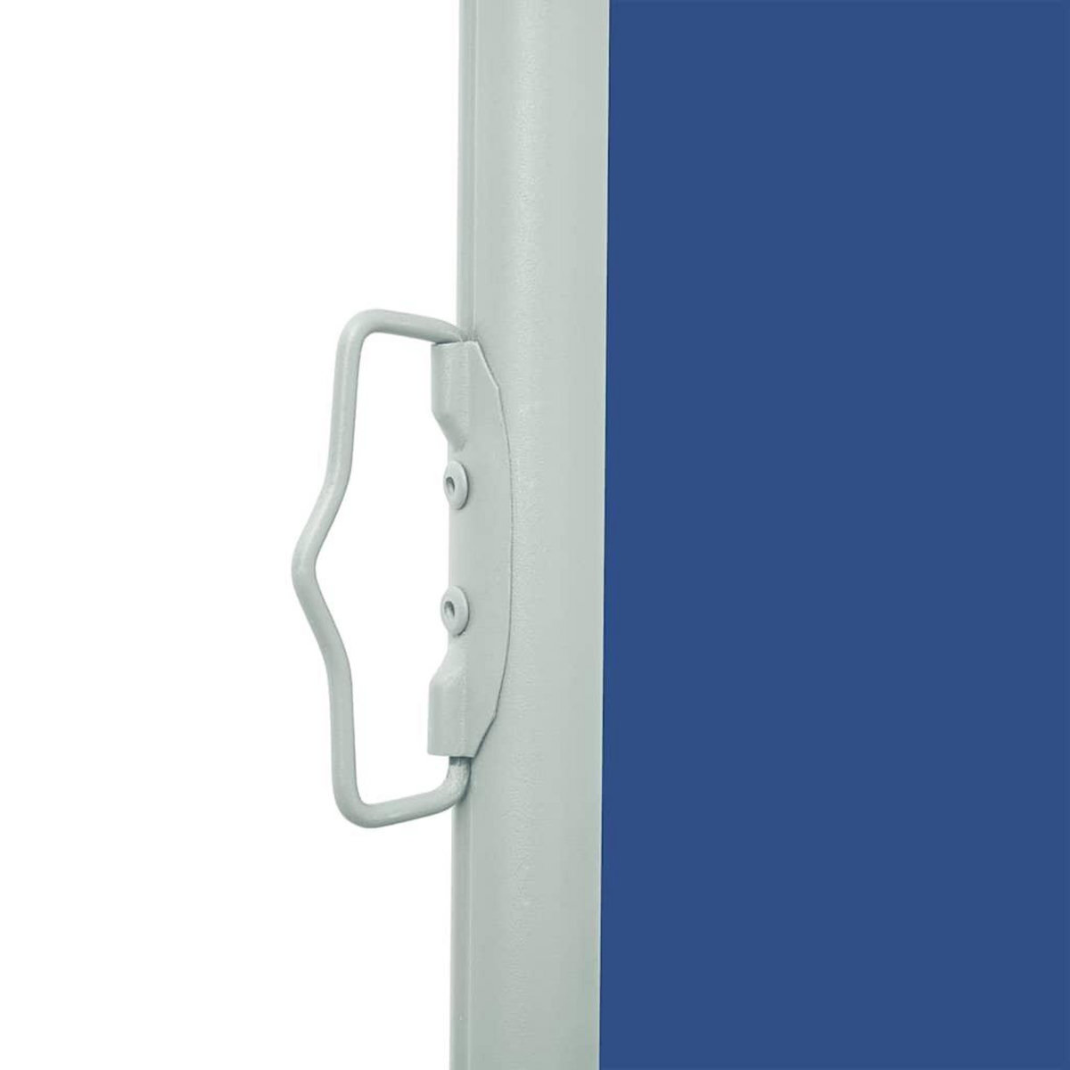 VIDAXL Auvent lateral retractable de patio 120x500 cm Bleu