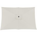 Proloisirs Toile Parasol Mat Droit 3x2 par 6 Polyester 250gr - Sand