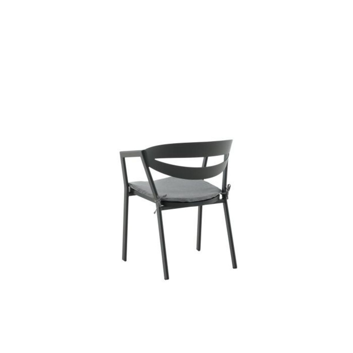 Paris Prix Chaise de Jardin Design  Split  76cm Noir