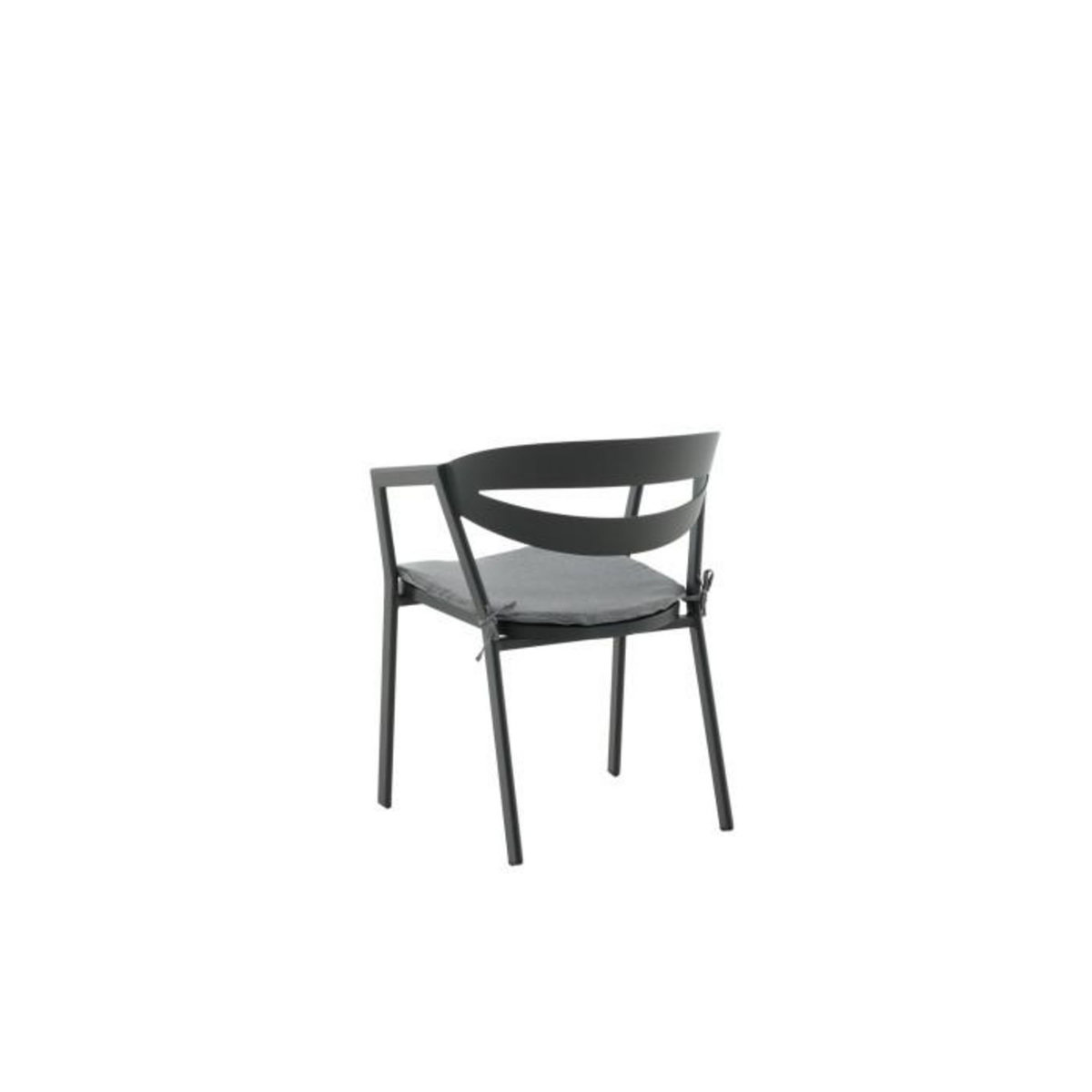 Paris Prix Chaise de Jardin Design  Split  76cm Noir