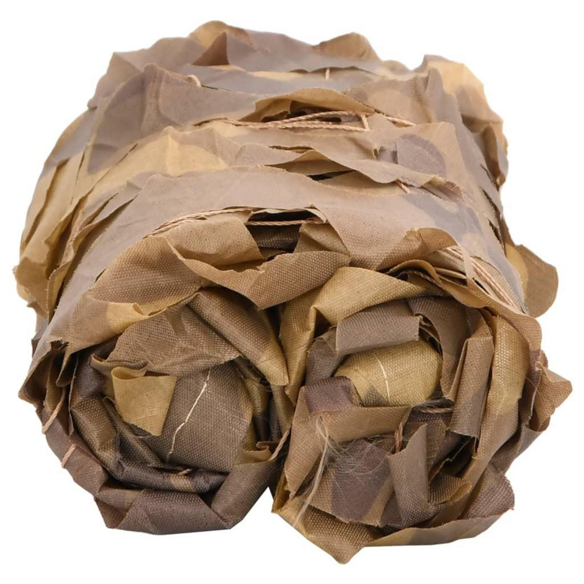 VIDAXL Filet de camouflage avec sac de rangement 409x206 cm sable