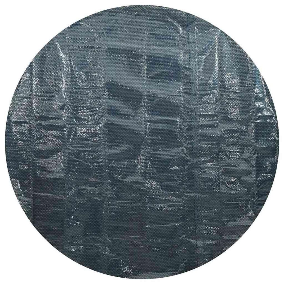 VIDAXL Film solaire de piscine flottant PE 527 cm Noir et bleu