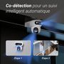 Voir la diapositive 2 : EZVIZ Caméra de surveillance H90 - Double optique 2K+ motorisée