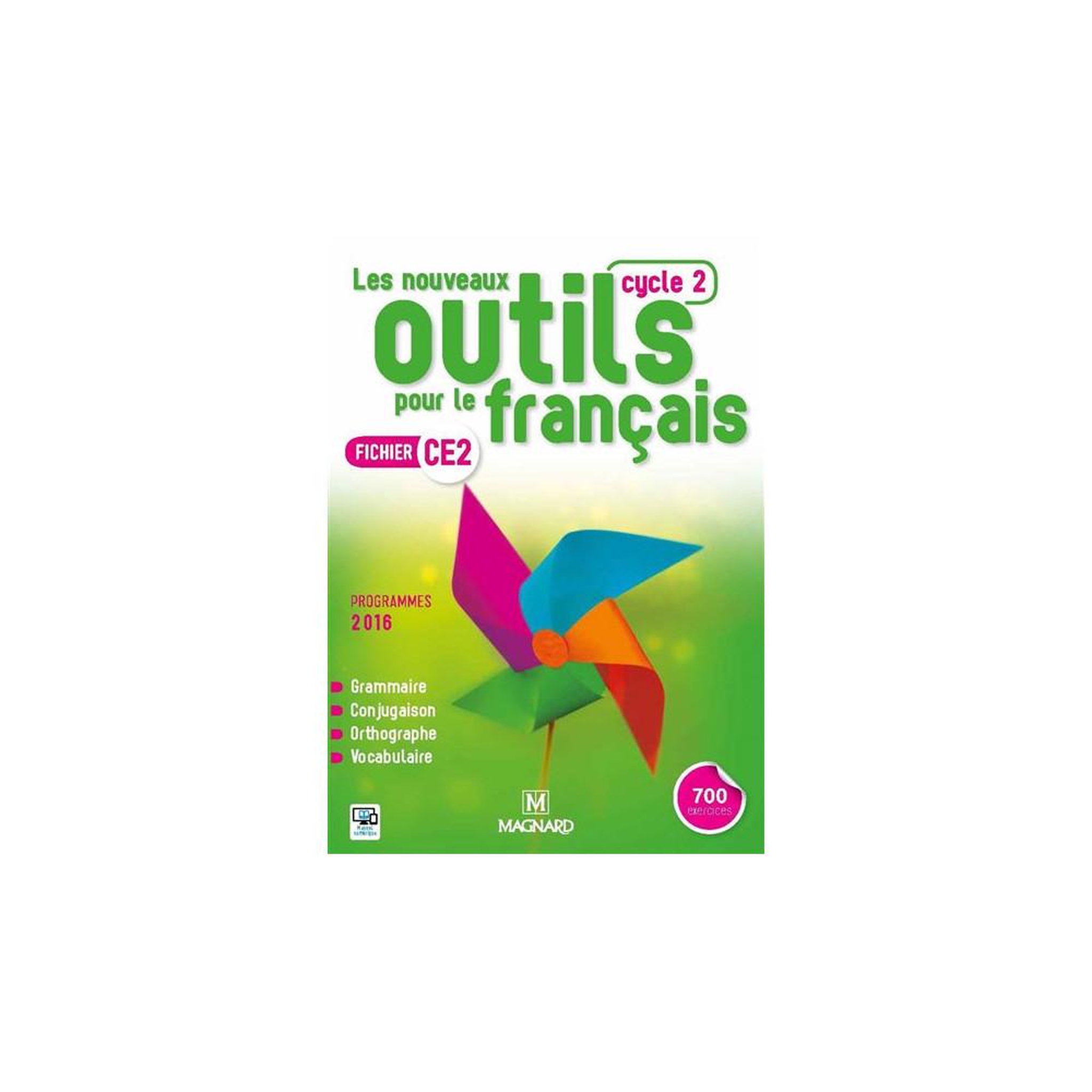 Album de fiches ce2 français : 700 exercices par compétences, grammaire, conjugaison, orthographe, vocabulaire