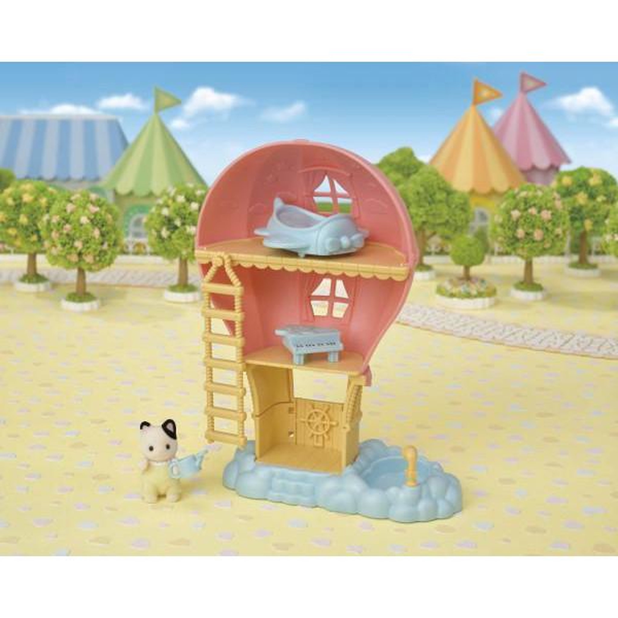 Voir la diapositive 4 : Sylvanian Families Mini-univers - SYLVANIAN FAMILIES - La montgolfiere des bébés - Rose - Pour enfants de 3 ans et plus