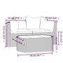 Voir la diapositive 6 : VIDAXL Salon de jardin 3 pcs avec coussins Noir Resine tressee